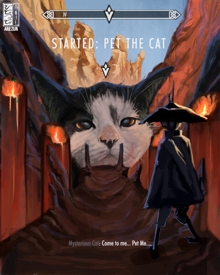 skyrim cat